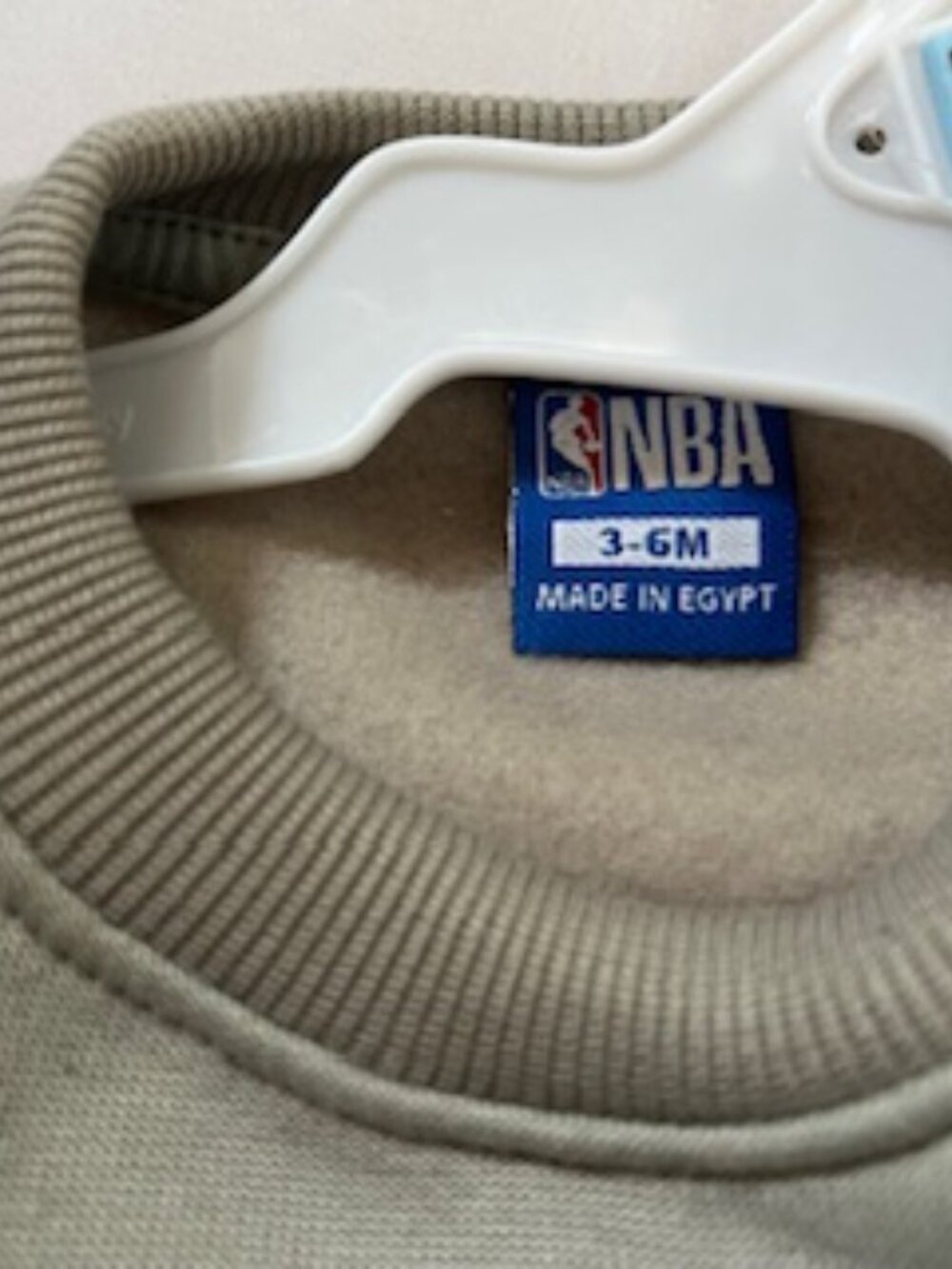 🧡3/15 NWT NBA Sweatshirt and Pants Set Sage 3-6M - Picture 8 of 9